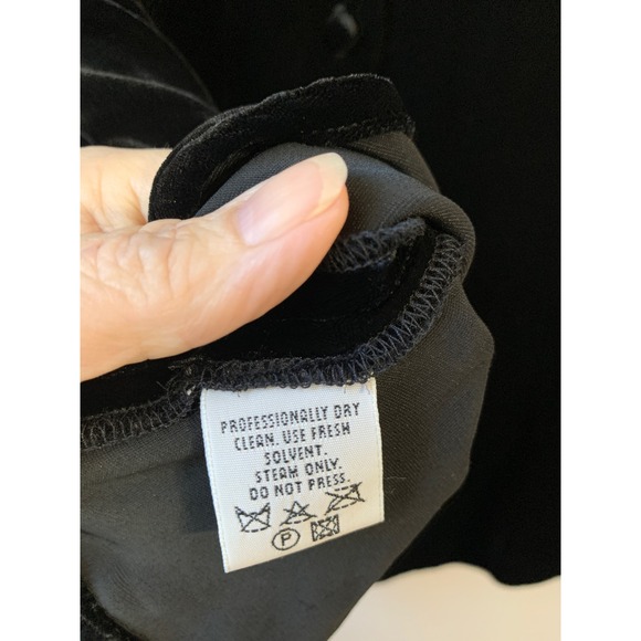 Eddie Bauer XL Velvet Shirt Womens Long Sleeve Button Up Top Career Wear Blouse - Picture 9 of 10